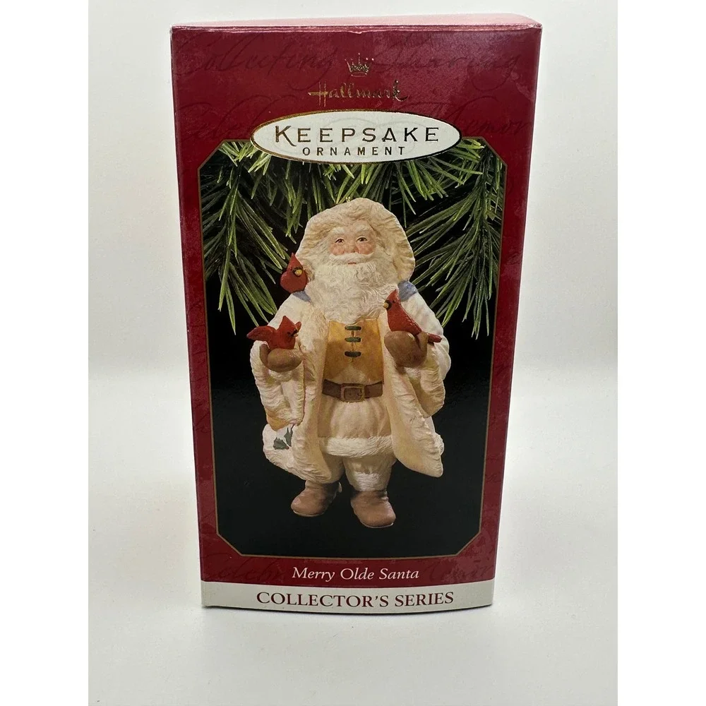 Hallmark 1997 Merry Olde Santa Collector Series‎ Ornament with Cardinals